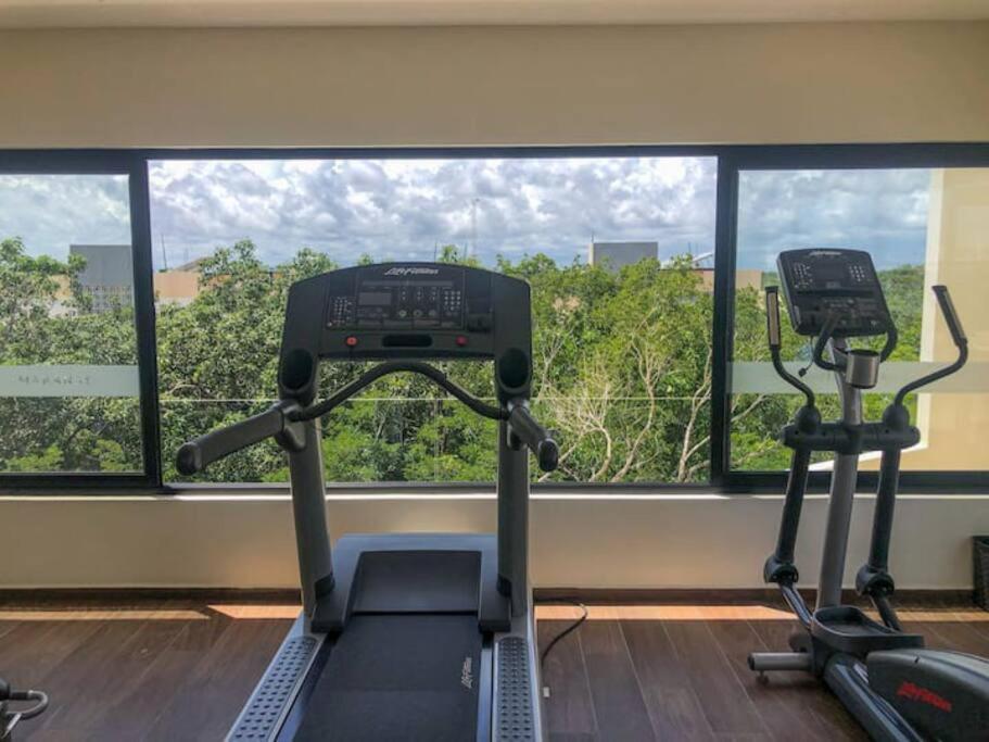 Suit Next To The Common Top Roof Exclusive Building Kingsize Bed 2 Super Pools, Gym, Grill Tulum Dış mekan fotoğraf