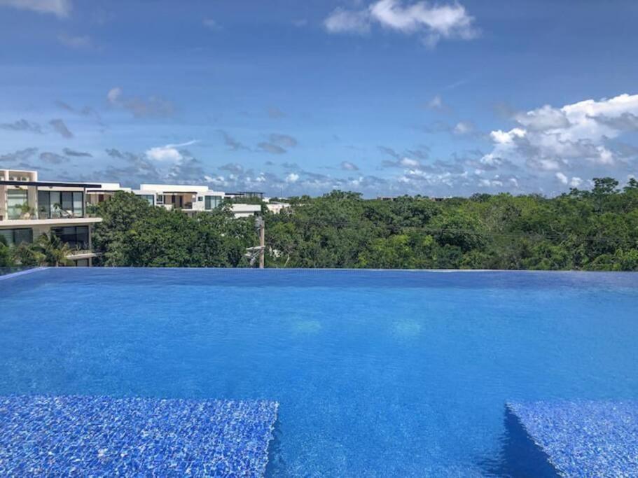 Suit Next To The Common Top Roof Exclusive Building Kingsize Bed 2 Super Pools, Gym, Grill Tulum Dış mekan fotoğraf