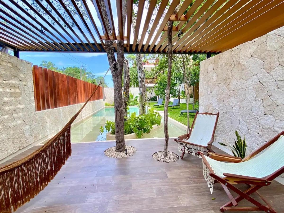 Suit Next To The Common Top Roof Exclusive Building Kingsize Bed 2 Super Pools, Gym, Grill Tulum Dış mekan fotoğraf