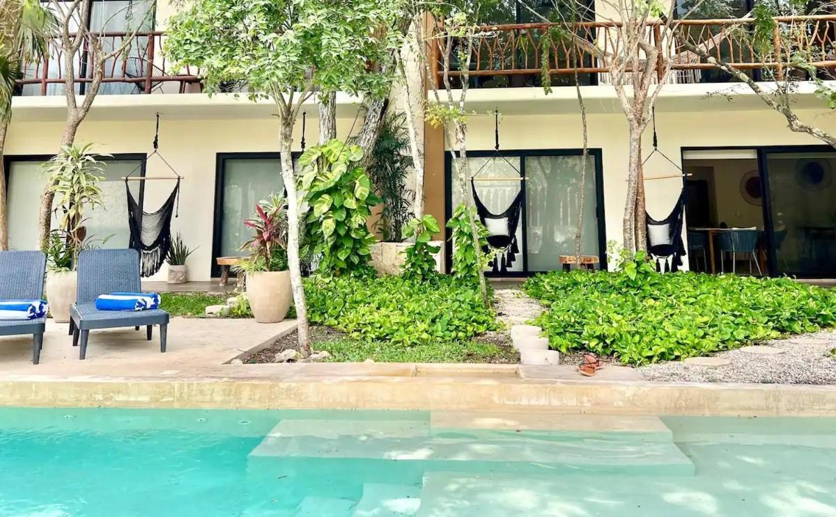 Suit Next To The Common Top Roof Exclusive Building Kingsize Bed 2 Super Pools, Gym, Grill Tulum Dış mekan fotoğraf