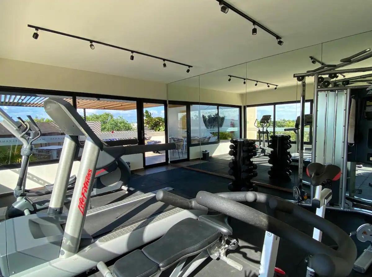 Suit Next To The Common Top Roof Exclusive Building Kingsize Bed 2 Super Pools, Gym, Grill Tulum Dış mekan fotoğraf