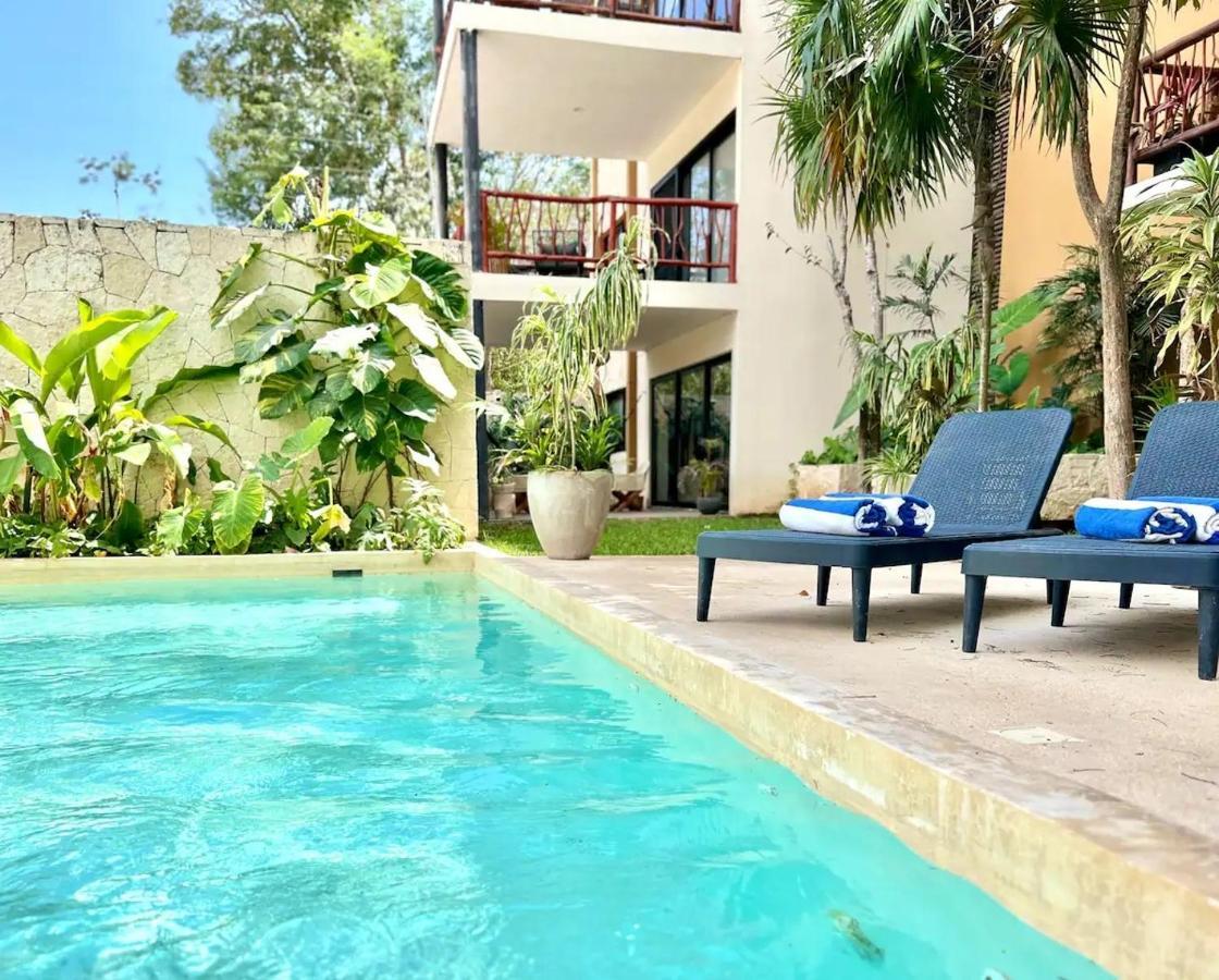 Suit Next To The Common Top Roof Exclusive Building Kingsize Bed 2 Super Pools, Gym, Grill Tulum Dış mekan fotoğraf