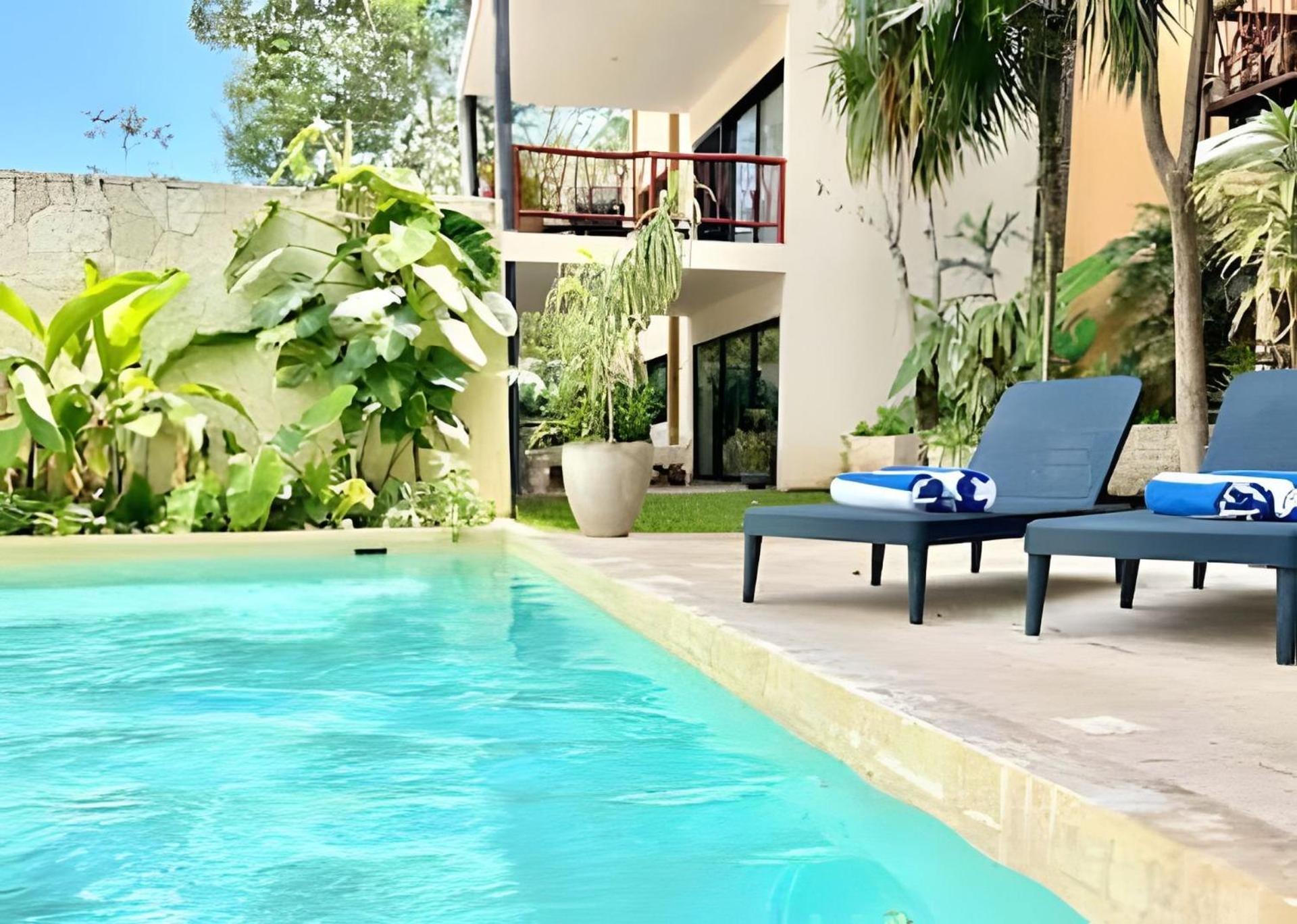 Suit Next To The Common Top Roof Exclusive Building Kingsize Bed 2 Super Pools, Gym, Grill Tulum Dış mekan fotoğraf