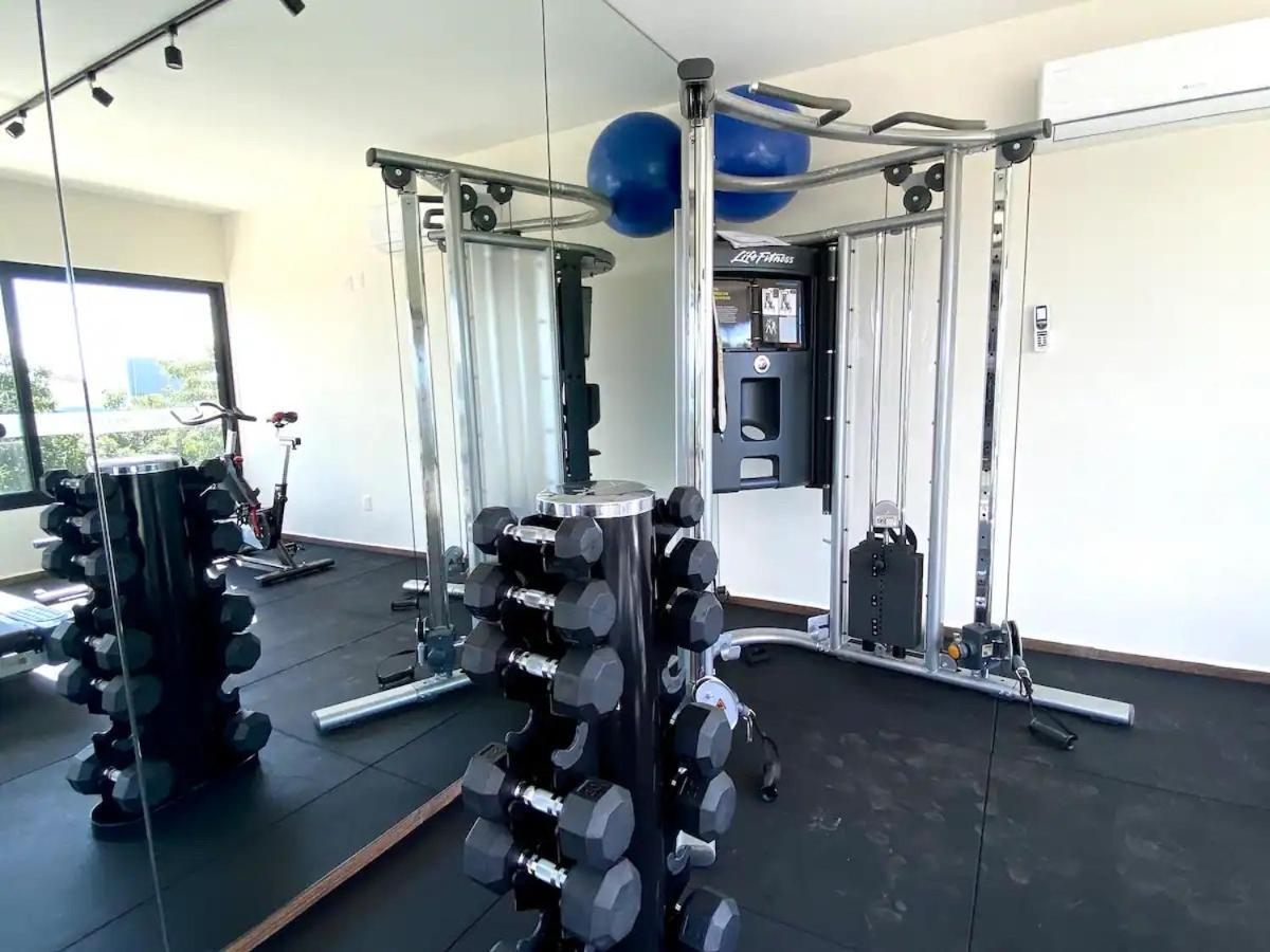 Suit Next To The Common Top Roof Exclusive Building Kingsize Bed 2 Super Pools, Gym, Grill Tulum Dış mekan fotoğraf